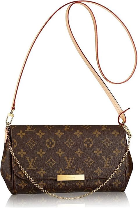 louis vuitton favorite mm chain length|louis vuitton monogram purse.